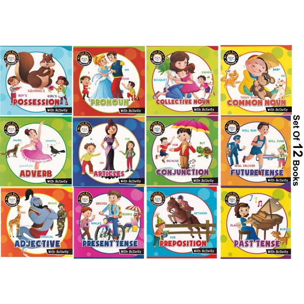 My First Book Of Grammar - A Grammar Series For Kids, Set Of 12 Books